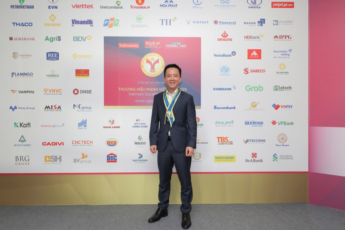 Ông Nguyễn Trung Kiên, Phó Chủ tịch điều hành kiêm Tổng Giám đốc Tập đoàn CNCTech, tại&nbsp;Diễn đàn VNEF 2025