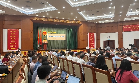Bộ Tài chính tổ chức họp báo thường kỳ quý III/2025.