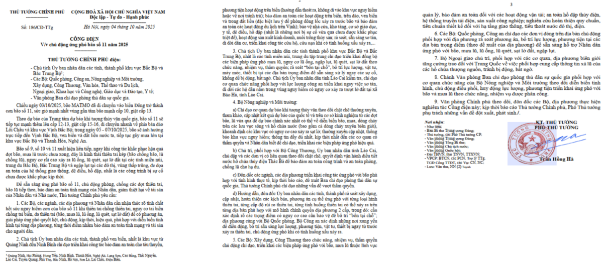 Công điện của Chính phủ