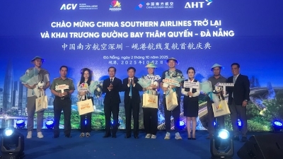 China Southern Airlines resumes Shenzhen–Da Nang route