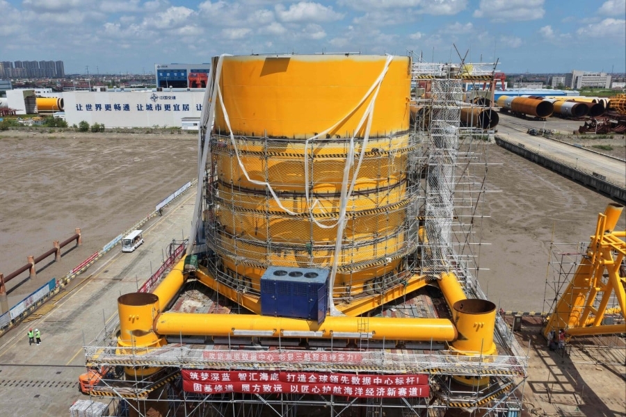 Một trung tâm dữ liệu dưới nước đang được phát triển - Ảnh: SCMP. 