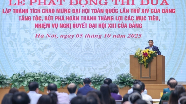 Thủ tướng Phạm Minh Chính phát động đợt thi đua chào mừng Đại hội XIV của Đảng và Bầu cử Quốc hội khoá XVI