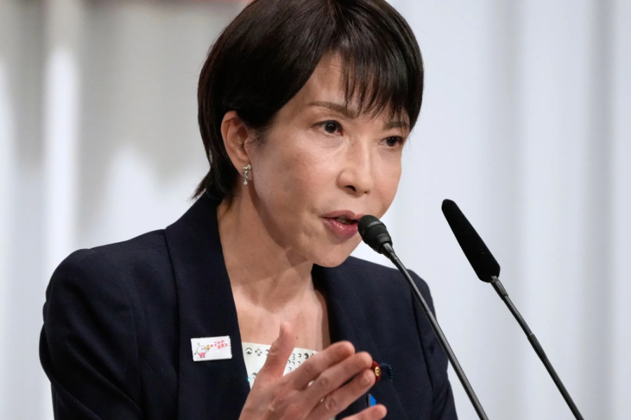 Bà Sanae Takaichi, thủ lĩnh mới của LDP - Ảnh: Bloomberg.