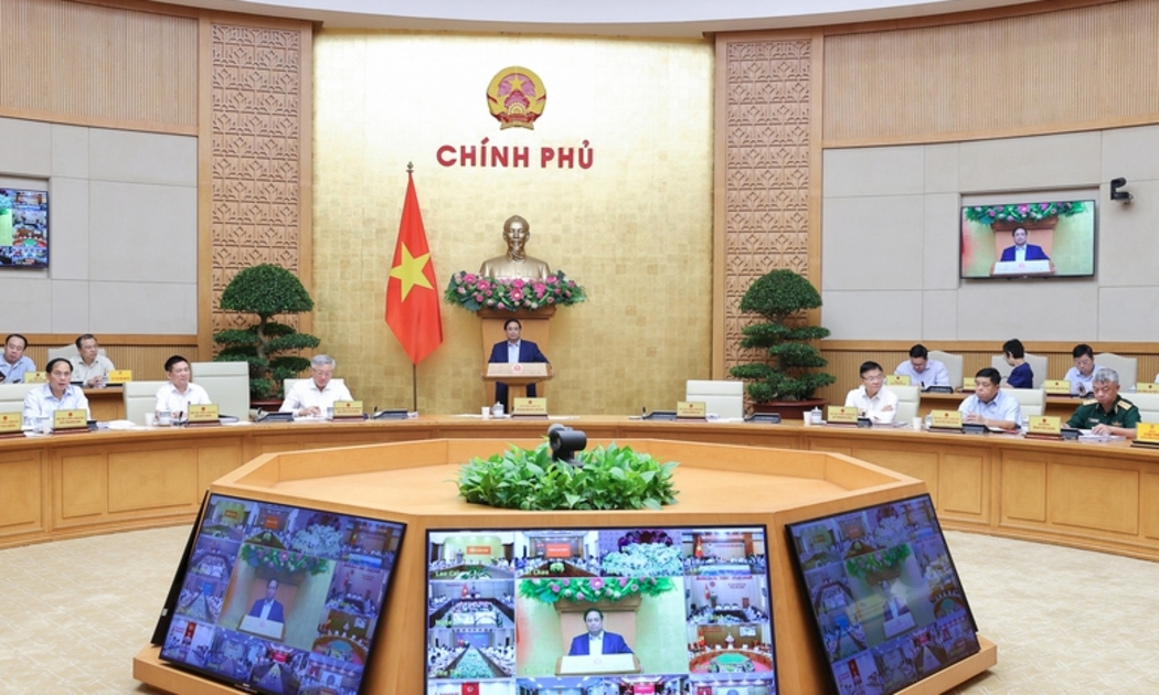 Thủ tướng Phạm Minh Chính chủ trì Hội nghị trực tuyến Chính phủ với địa phương tháng 9/2025, thảo luận về nhiều nội dung quan trọng - Ảnh: VGP