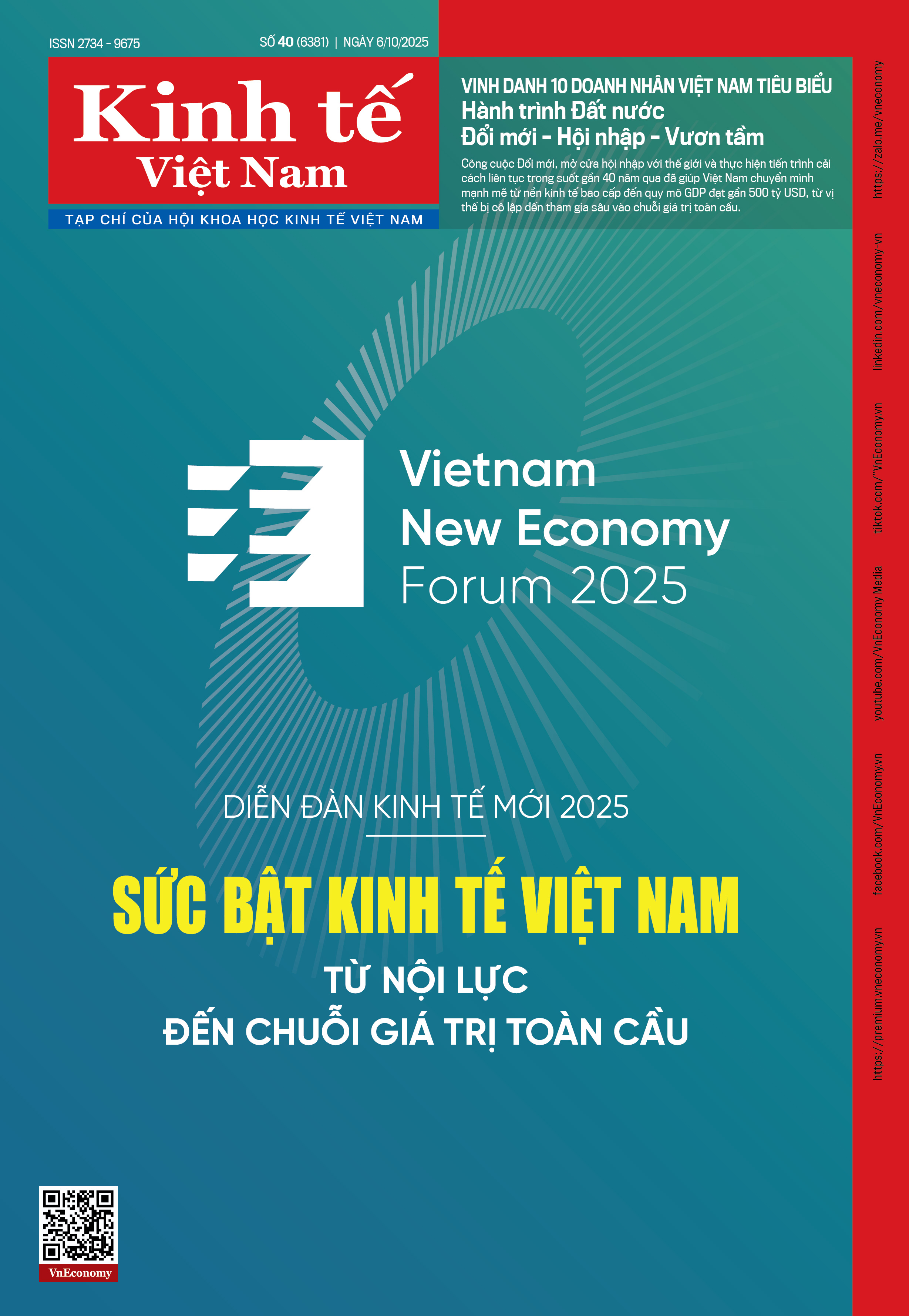 Tạp chí Kinh tế Việt Nam số 40-2025