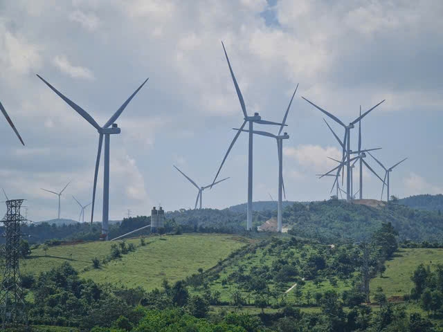 Những tuabin điện gió trên địa bàn Quảng Trị.