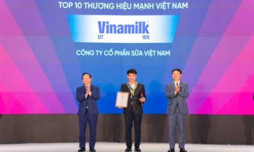 Dẫn đầu xu thế phát triển mới, Vinamilk tự hào là 1 trong 10 thương hiệu mạnh Việt Nam