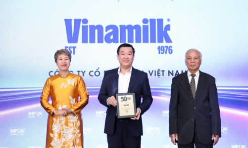 Vinamilk tiếp tục là một trong 50 công ty kinh doanh hiệu quả nhất Việt Nam