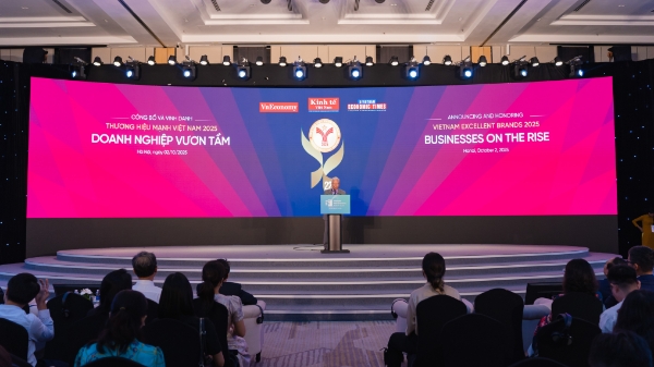 80 doanh nghiệp được vinh danh Thương hiệu Mạnh Việt Nam 2025