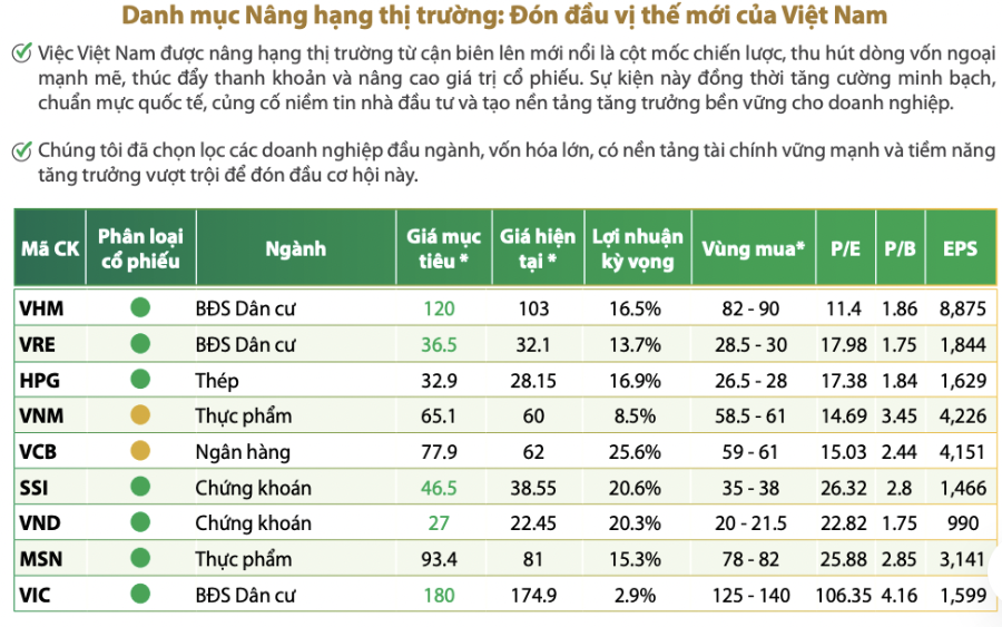                                                  Danh mục đón nâng hạng của Rồng Việt. 
