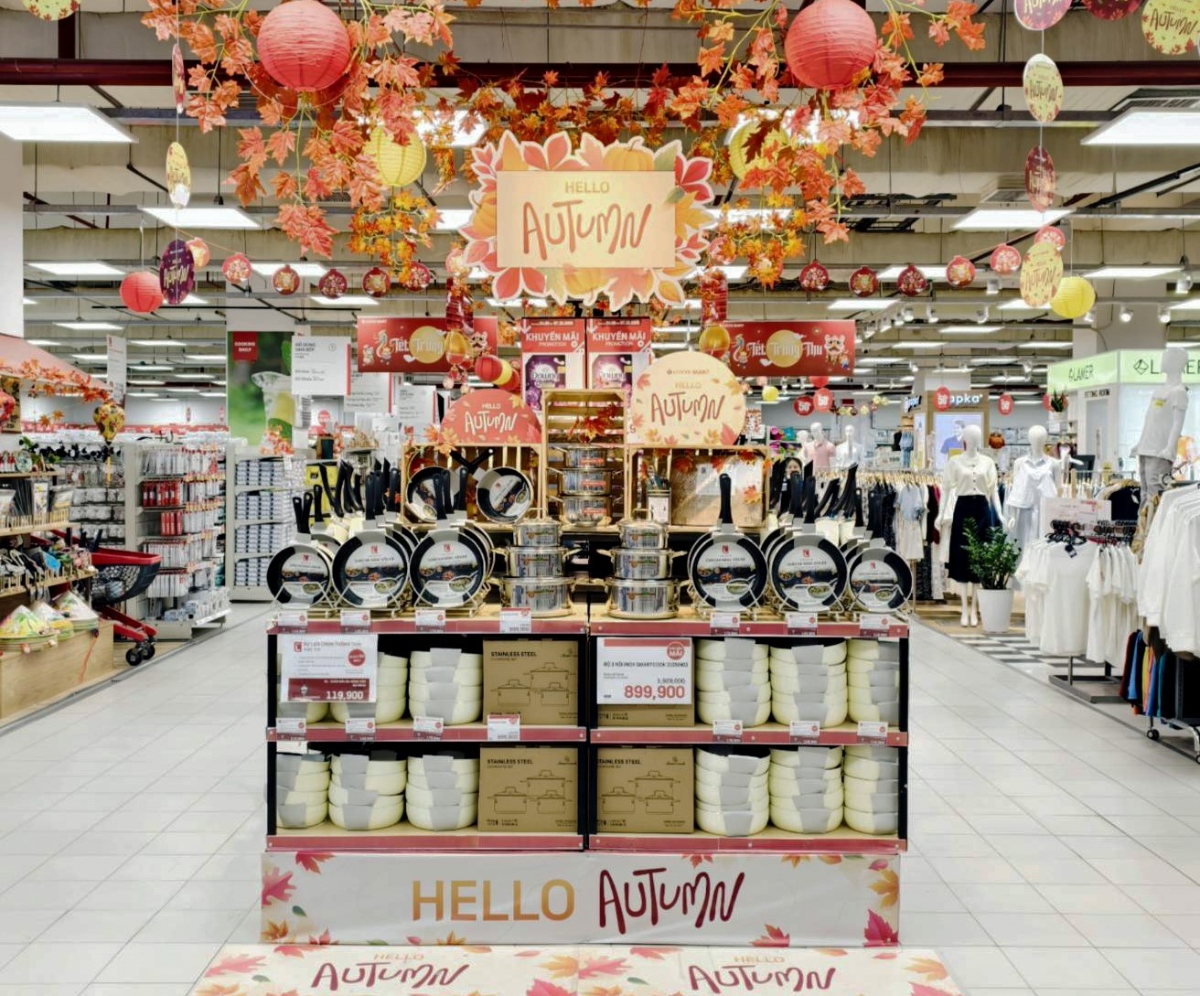 Các siêu thị&nbsp;tập trung giảm giá mạnh cho các mặt hàng sản xuất trong nước và sản phẩm mang nhãn hàng Việt.