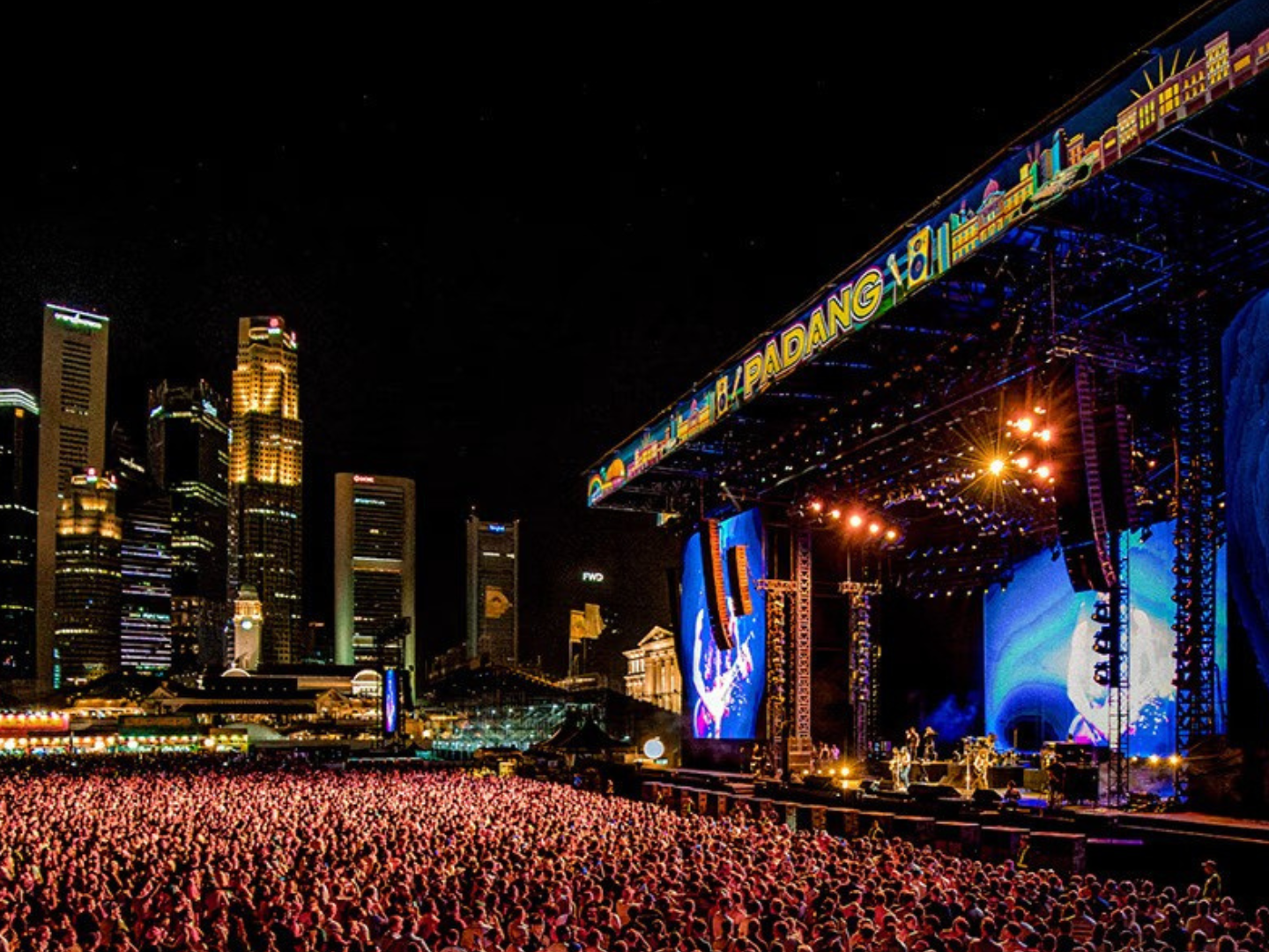 Năm nay, tâm điểm các hoạt động bền lề Singapore Grand Prix là chuỗi hòa nhạc quốc tế tại khu vực đường đua Marina Bay.