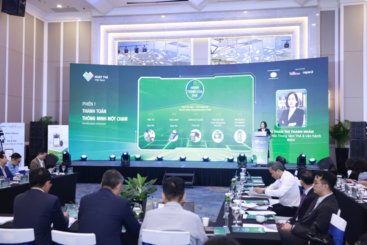 Hội thảo "Một chạm vạn niềm tin – Kiến tạo tương lai thanh toán số" tổ chức ngày 7/10.