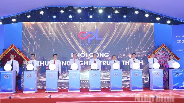 Ninh Bình: 360.000 tỷ đồng doanh thu từ khu công nghiệp trong 9 tháng