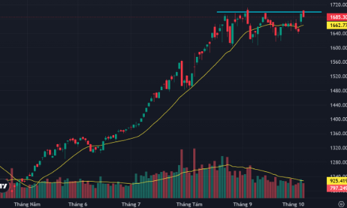 Có trụ đỡ, VN-Index giảm nhẹ, thị trường cân bằng yếu trước thời khắc nâng hạng