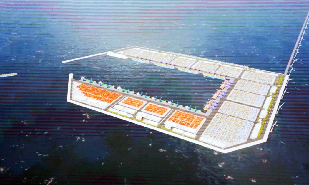 Phối cảnh bến cảng Trần Đề. Ảnh: Portcoast