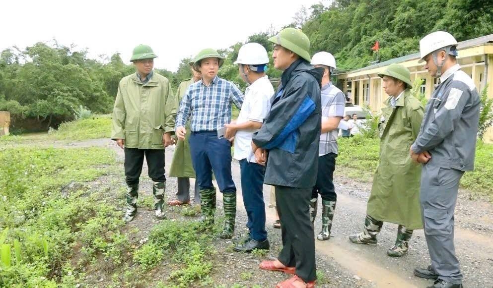 Lãnh đạo UBND tỉnh Cao Bằng kiểm tra công tác xả lũ nhà máy Thủy điện Bình Long 