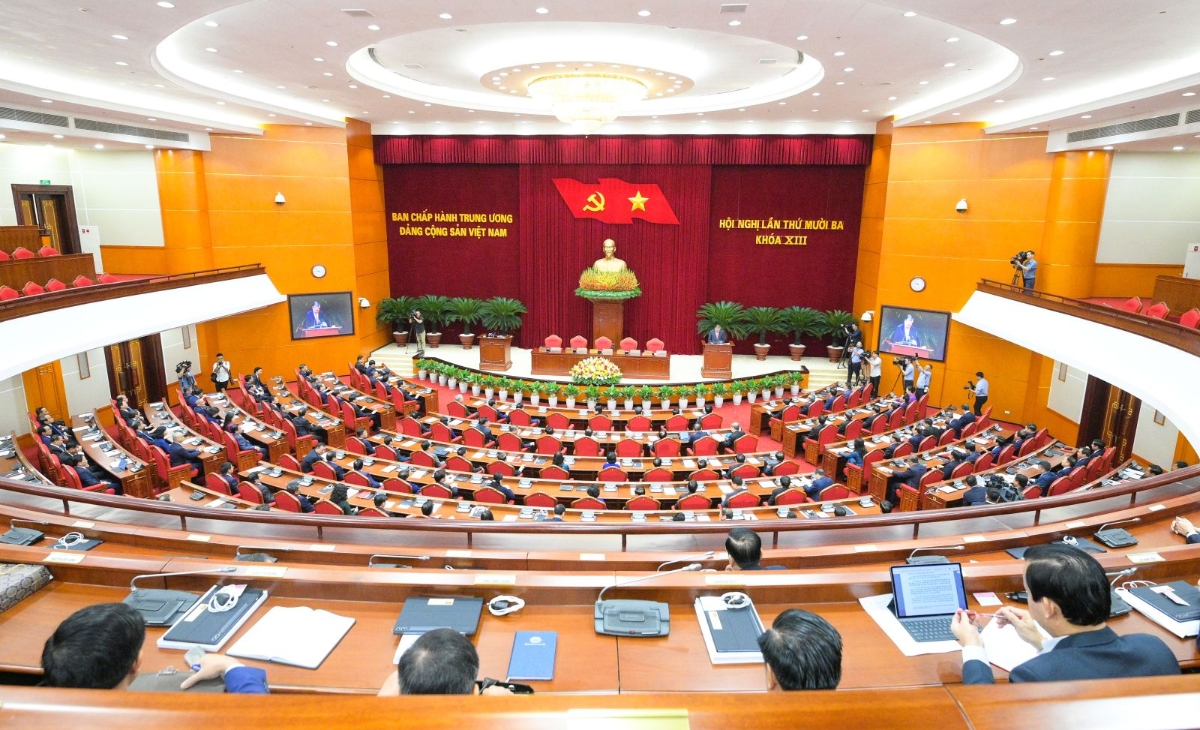 Phiên bế mạc Hội nghị lần thứ mười ba Ban chấp hành Trung ương Đảng khoá XIII.