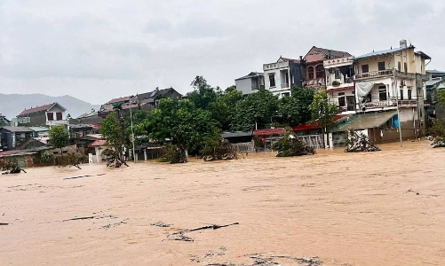 Cao Bằng: Trên 5.000 ha lúa và hoa màu bị ngập úng, 7.500 ngôi nhà bị thiệt hại do mưa bão