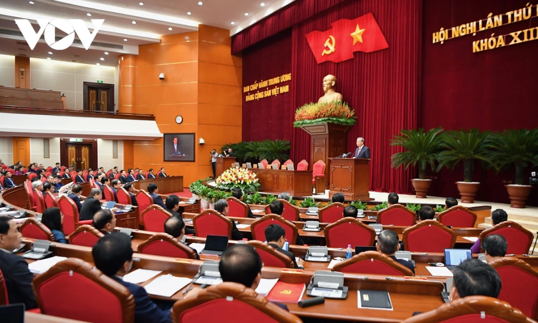Toàn cảnh Hội nghị Trung ương 13 Khoá XIII. Ảnh: VOV