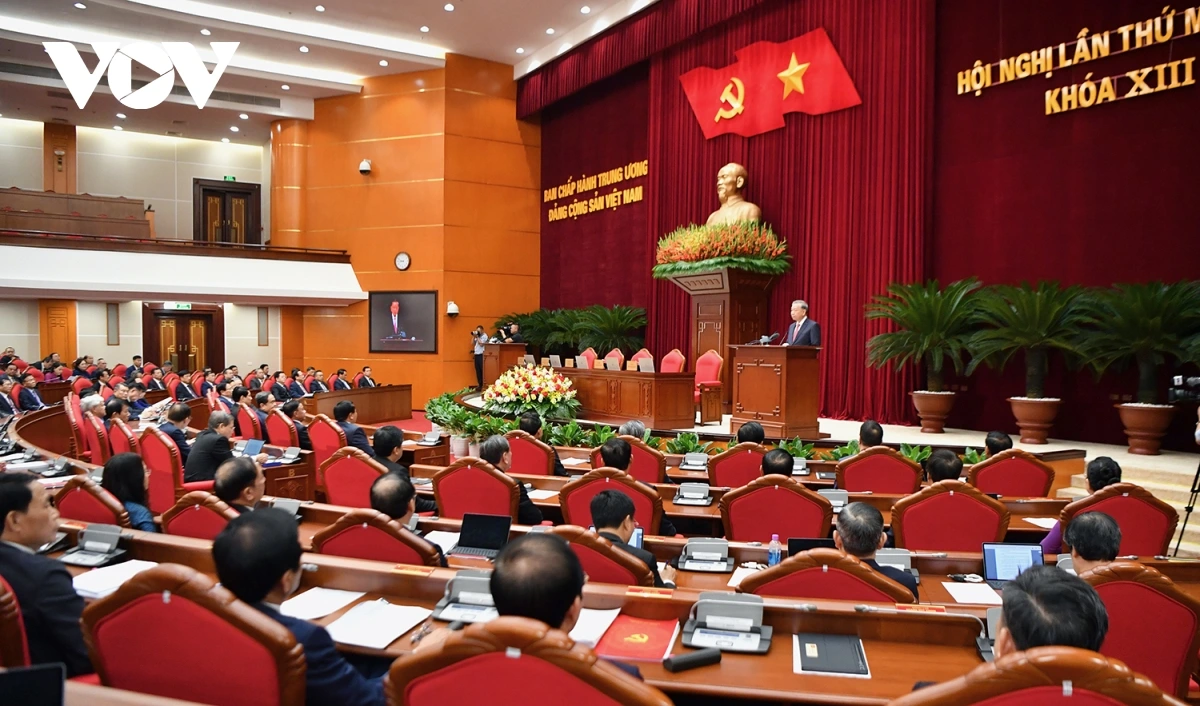 Toàn cảnh Hội nghị Trung ương 13 Khoá XIII. Ảnh: VOV