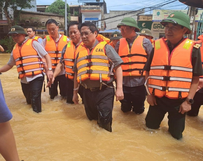 Thủ tướng Phạm Minh Chính tới tỉnh Thái Nguyên, thị sát tình hình