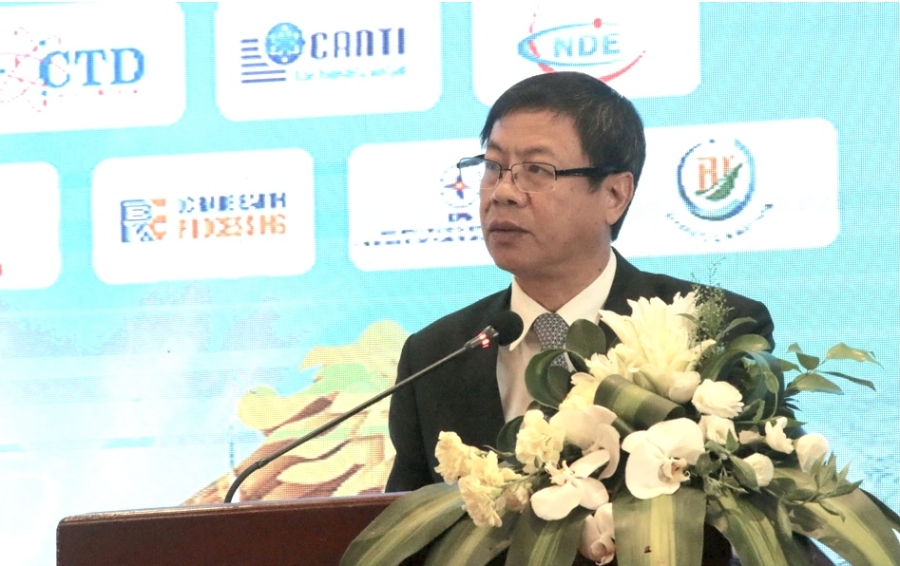 Thứ trưởng Bộ Khoa học và Công nghệ Lê Xuân Định phát biểu khai mạc Hội nghị.