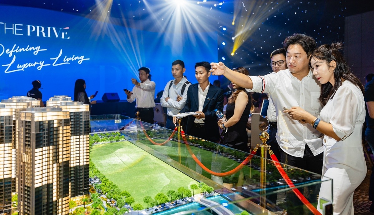 The Privé - a luxury project by Dat Xanh Group - has attracted significant interest and recorded a substantial number of transactions from foreign customers.