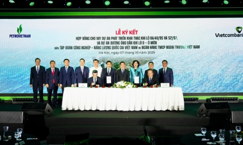 Vietcombank và Petrovietnam ký kết hợp đồng tín dụng hơn 1 tỷ USD cho Chuỗi dự án khí điện Lô B - Ô Môn