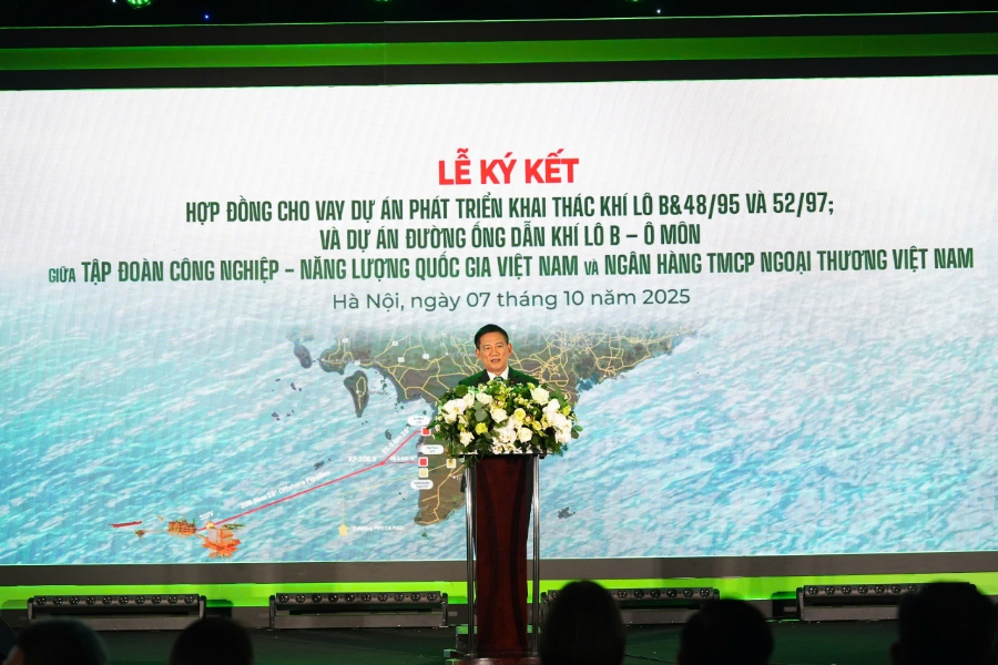 Ủy viên BCH Trung ương Đảng, Phó Thủ tướng Chính phủ Hồ Đức Phớc phát biểu tại sự kiện.