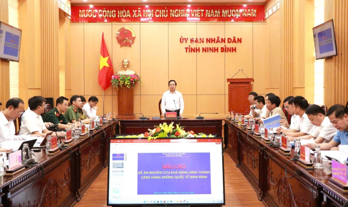 Toàn cảnh hội nghị. Ảnh: Báo Ninh Bình