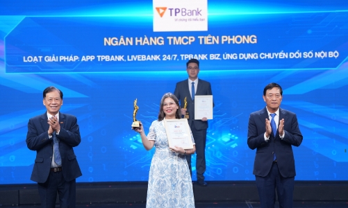 TPBank được vinh danh chuyển đổi số xuất sắc, ghi dấu nỗ lực bền bỉ trên hành trình chuyển đổi số