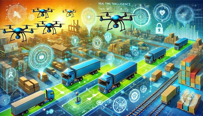 Các dữ liệu thời gian thực ứng dụng trong logistics giúp dự đoán thời điểm cập cảng chính xác, giảm nhiên liệu tiêu thụ và phát thải. Ảnh minh họa.