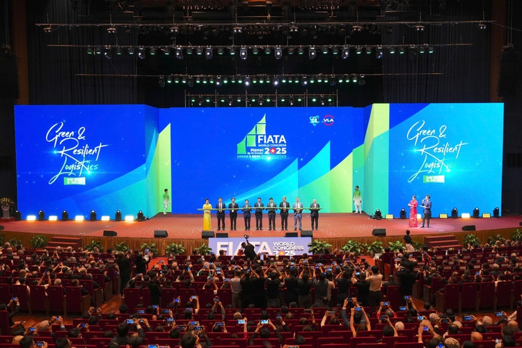 Khai mạc Đại hội Hiệp hội Giao nhận Vận tải Quốc tế - FIATA World Congress 2025 sáng 08/10. Ảnh: VGP