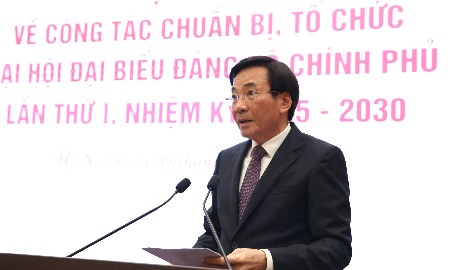 Đại hội Đảng bộ Chính phủ lần thứ nhất: Bước ngoặt trong công tác lãnh đạo và phát triển