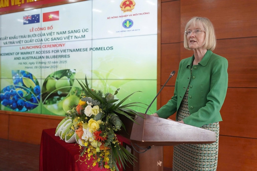 Bà Gillian Bird: “Tôi rất mong sớm được thưởng thức bưởi Việt Nam tại Australia