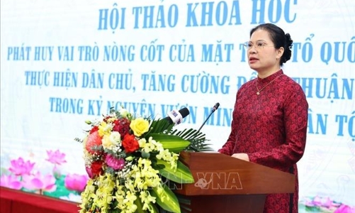 Phát huy vai trò nòng cốt của Mặt trận Tổ Quốc Việt Nam trong thực hiện dân chủ