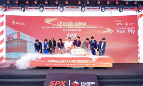 Frasers Property Vietnam khởi công trung tâm phân loại hàng hóa lớn nhất Đông Nam Á của SPX Express