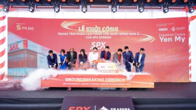 Largest SPX Express sorting center in Southeast Asia being built in Hung Yen
