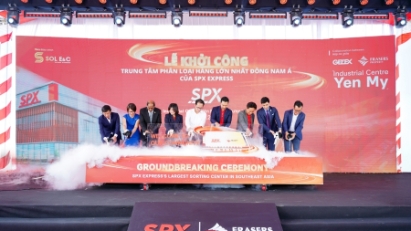 Largest SPX Express sorting center in Southeast Asia being built in Hung Yen