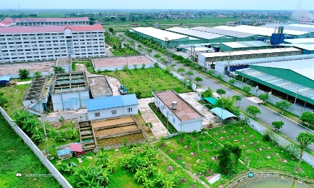 Cụm công nghiệp Kim Thái với quy mô diện tích 69 ha, tổng vốn đầu tư gần 900 tỷ đồng.