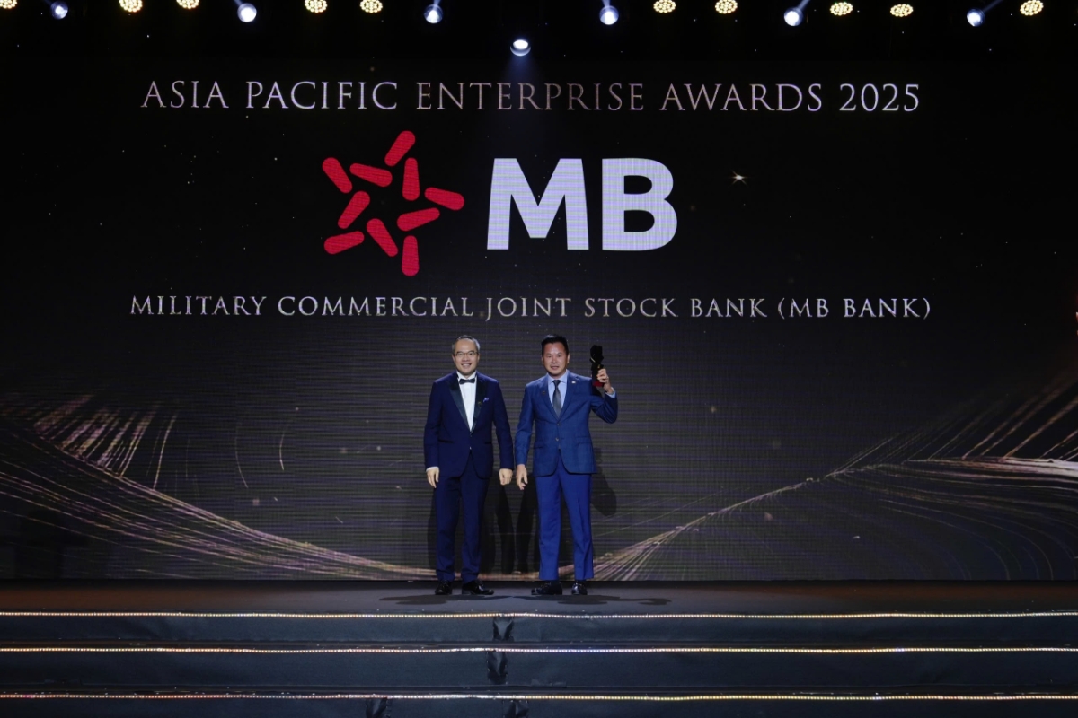 Đây là lần thứ sáu liên tiếp MB nhận giải thưởng danh giá này.