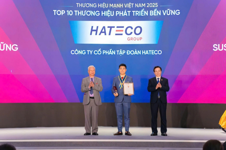 Đại diện Tập đoàn Hateco, Ông Trần Quốc Bảo – Phó Tổng giám đốc Tập đoàn.
