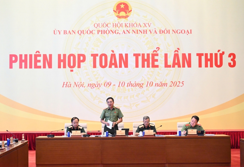 Quang cảnh cuộc họp. Ảnh: Cổng thông tin điện tử Bộ Công an.