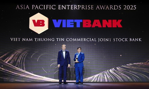 Vietbank nhận giải thưởng doanh nghiệp xuất sắc châu Á 2025