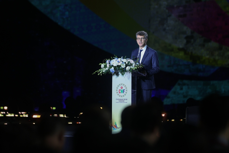 Ông Jonathan Wallace Baker, Trưởng Đại diện UNESCO tại Việt Nam phát biểu - Ảnh: VGP