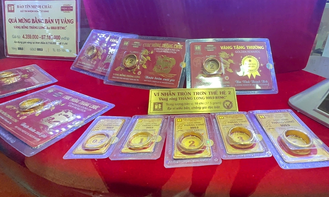 Giá bán vàng nhẫn