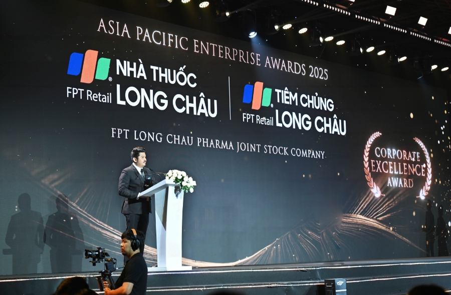 Đại diện Long Châu phát biểu tại sự kiện.