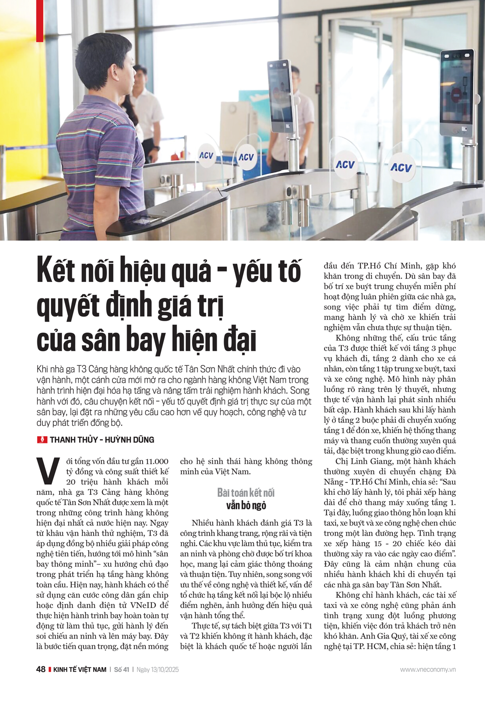 Kết nối hiệu quả - yếu tố quyết định giá trị của sân bay hiện đại - Ảnh 1