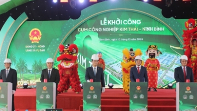 $34 mln industrial cluster breaks ground in Ninh Binh
